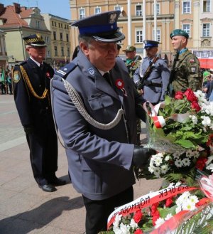 Policjanci w hołdzie Konstytucji 3-go Maja