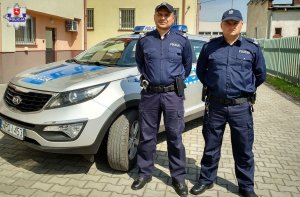 sierż. szt. Karol Pawelec i sierż. szt. Marek Gutko