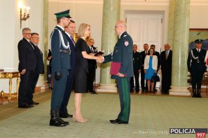 Akt mianowania Piotra Walczaka na stopień nadinspektora Służby Celno-Skarbowej