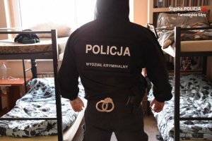 Policjanci podczas działań JAD.