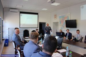 Wizyta posłów Komisji ds. Służb Specjalnych Sejmu RP w siedzibie dolnośląskiej Policji