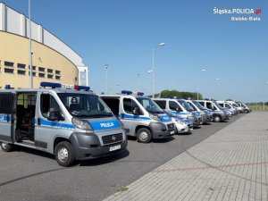 policjanci podczas ćwiczeń