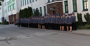 uroczystość  w Wyższej Szkole Policji w Szczytnie