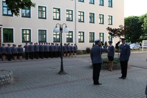 uroczystość  w Wyższej Szkole Policji w Szczytnie