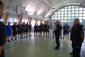 policjanci w trakcie zawodów