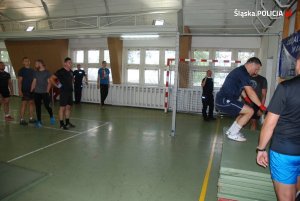 policjanci w trakcie zawodów