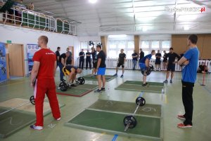 policjanci w trakcie zawodów