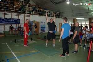 policjanci w trakcie zawodów