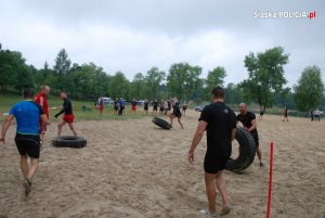 policjanci w trakcie zawodów