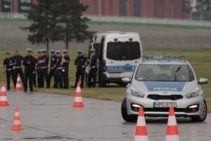 policjanci podczas konkursu