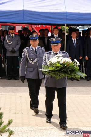 Odsłonięcie tablicy pamiątkowej pułkownika J. Z. J. Maleszewskiego Komendanta Głównego Policji Państwowej