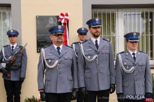 Odsłonięcie tablicy pamiątkowej pułkownika J. Z. J. Maleszewskiego Komendanta Głównego Policji Państwowej