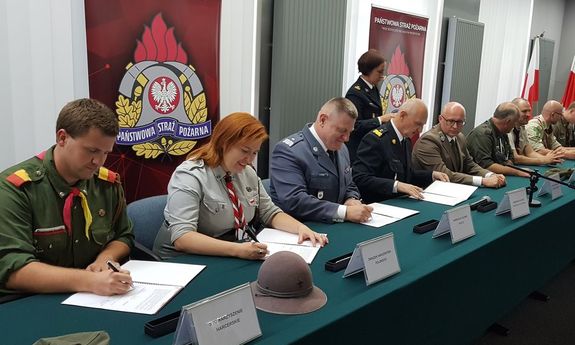 Podpisanie Protokołu uzgodnień z organizacjami harcerskimi