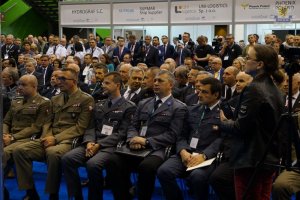 Policjanci na targach Balt Military Expo 2018