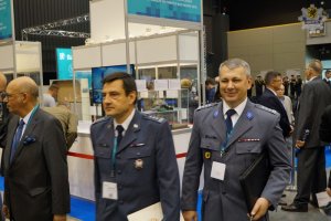 Policjanci na targach Balt Military Expo 2018