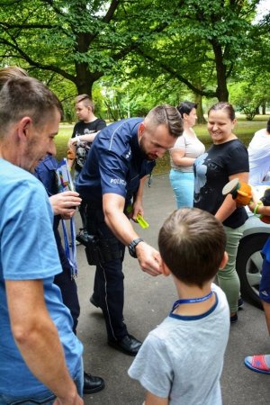 Mundurowi z wizytą u małych superbohaterów