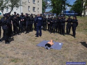 Dzieci i młodzież z wizytą w Oddziale Prewencji Policji we Wrocławiu