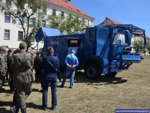 Dzieci i młodzież z wizytą w Oddziale Prewencji Policji we Wrocławiu