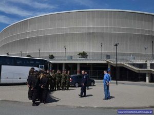 Dzieci i młodzież z wizytą w Oddziale Prewencji Policji we Wrocławiu