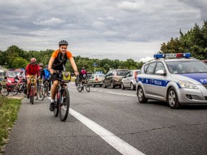 Łódzki finał ogólnopolskiej akcji &quot;Mundur na rowerze&quot;