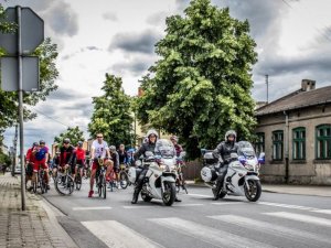 Łódzki finał ogólnopolskiej akcji &quot;Mundur na rowerze&quot;