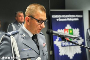 uroczystość ślubowania nowo przyjętych policjantów