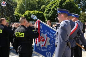 Uroczystość ślubowania nowo przyjętych policjantów