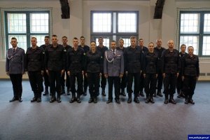 ślubowanie nowych policjantów