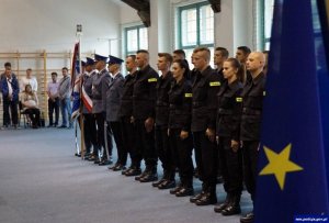 ślubowanie nowych policjantów