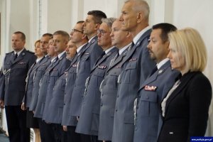 ślubowanie nowych policjantów