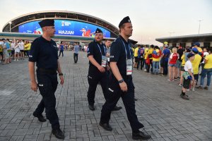 Polscy policjanci pomagają gospodarzom w zabezpieczeniu Mistrzostw Świata w piłce nożnej 2018