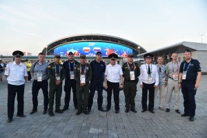 Polscy policjanci pomagają gospodarzom w zabezpieczeniu Mistrzostw Świata w piłce nożnej 2018