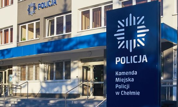 budynek komendy Policji w Chełmie