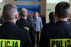 Ślubowanie nowo przyjętych policjantów w garnizonie wielkopolskim