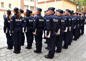 Ślubowanie nowo przyjętych policjantów  w garnizonie zachodniopomorskim