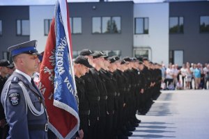 Ślubowanie nowo przyjętych policjantów