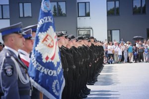 Ślubowanie nowo przyjętych policjantów