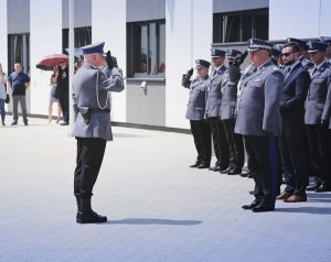 Ślubowanie nowo przyjętych policjantów