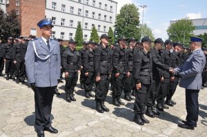 Uroczyste ślubowanie nowych policjantów