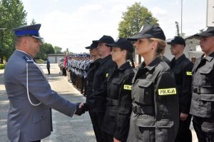 Uroczyste ślubowanie nowych policjantów