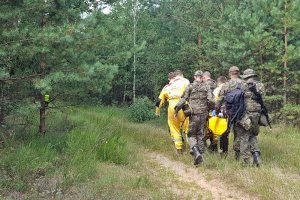 Policjanci przeszkolili Terytorialsów jak szukać osób zaginionych