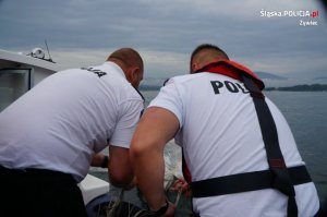 Policyjni motorowodniacy zabezpieczali wojskowe ćwiczenia