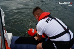 Policyjni motorowodniacy zabezpieczali wojskowe ćwiczenia