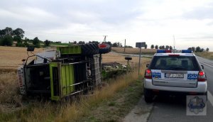 Uwaga na maszyny rolnicze na drogach