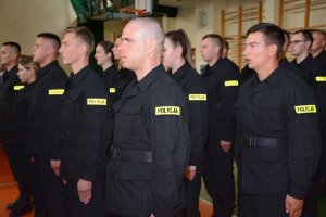 Uroczyste ślubowanie nowych policjantów