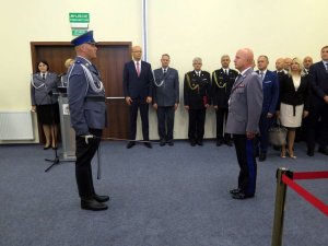 uroczystość z okazji Święta Policji  w Wyższej Szkole Policji w Szczytnie