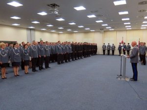 uroczystość z okazji Święta Policji  w Wyższej Szkole Policji w Szczytnie