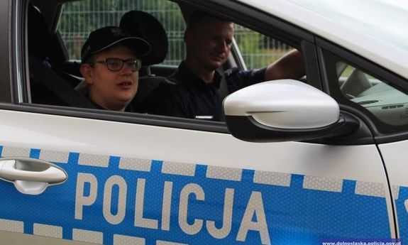 Dolnośląscy policjanci spełnili marzenie Wiktora