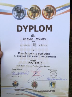 Lubański policjant zdobył III miejsce w MTB