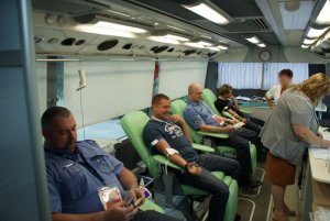 Udana zbiórka - „Sto litrów krwi na stulecie policji”